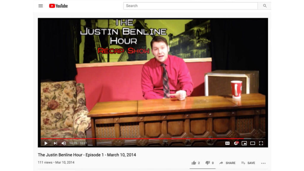 The Justin Benline Hour Recap Show Set with Bobby Casserole