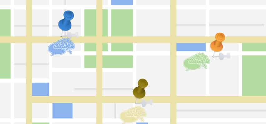 Google Maps with Eric Hersey Web Design Logo