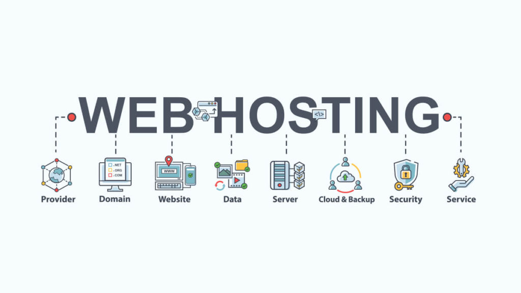 Web Hosting Stock Photo