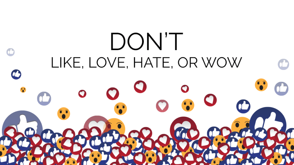 Don't Like, Love, Hate, or Wow Social Media Comments