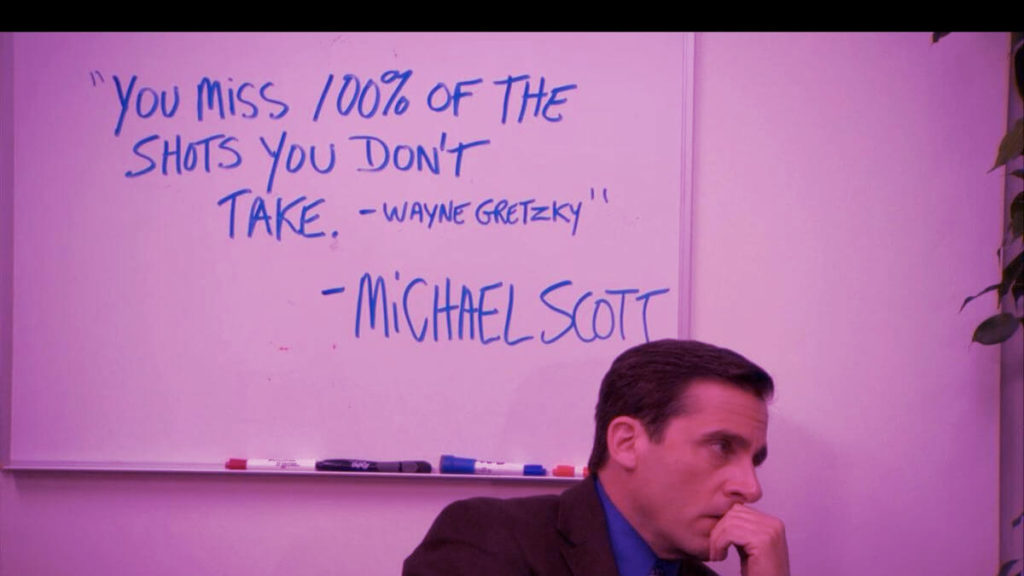 Michael Scott Wayne Gretzky Quote