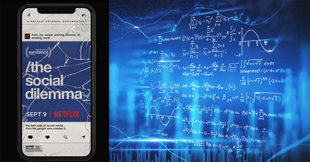 The Social Dilemma on Netflix talks about the Facebook Algorithm.